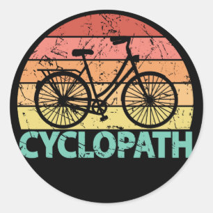 Adesivo Redondo Ciclopath Funny Cycling
