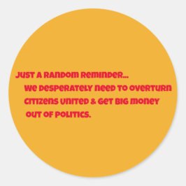 Adesivo Redondo Cidadãos United Round Sticker