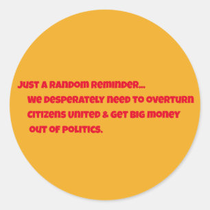 Adesivo Redondo Cidadãos United Round Sticker