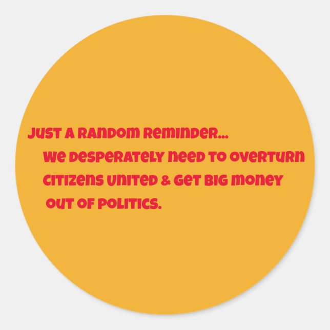 Adesivo Redondo Cidadãos United Round Sticker (Frente)