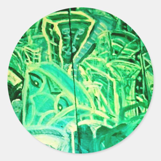 ADESIVO REDONDO CIDADE EMERALD (Frente)