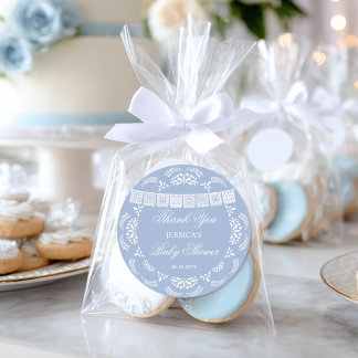 Adesivo Redondo Cielito Lindo Talavera Mexican Boy Baby Shower