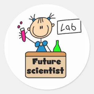 Adesivo Redondo Cientista futuro