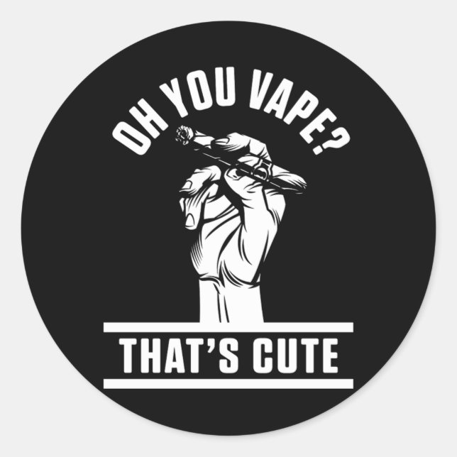 Adesivo Redondo Cigarro De Cutter Cigarro De Fumar Cigarro De Love (Frente)