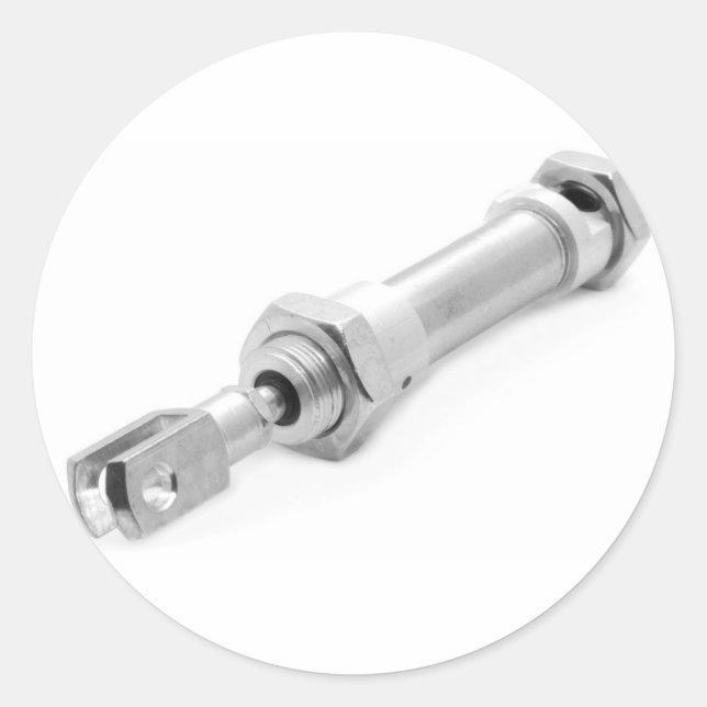 Adesivo Redondo Cilindro a ar (Frente)