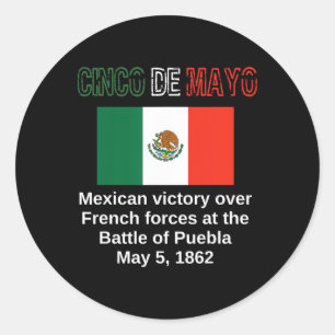 Adesivo Redondo Cinco De Mayo Byttle Puebla Cinco De Maio Cinco Ci