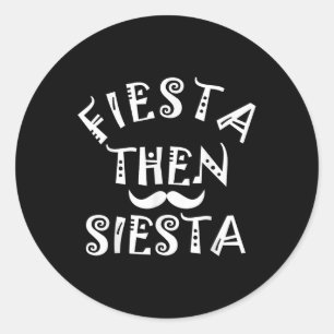 Adesivo Redondo Cinco De Mayo Fiesta Dann Siesta Boys Crianças Wom