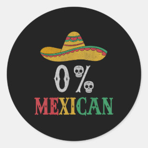 Adesivo Redondo Cinco Engraçados De Mayo, México, Festa 0%