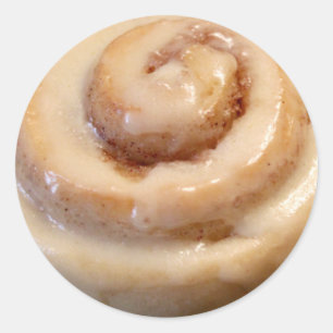 Adesivo Redondo Cinnamon Roll Bliss