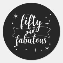 Cinquenta e Fabuloso Preto Branco Aniversário