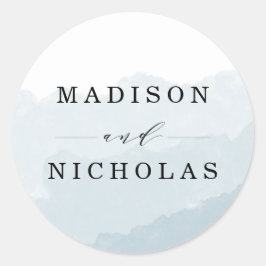 Adesivo Redondo Cintura de Aquarela | Vinhetas Favoritas De Casame
