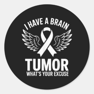 Adesivo Redondo Cinza De Sensibilização Para Os Homens Do Tumor Da