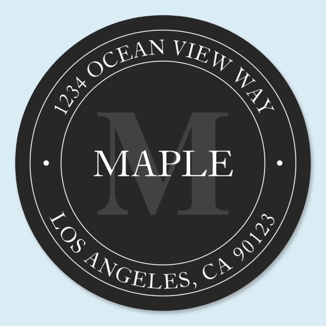 Adesivo Redondo Cinza e branco preto-legante (Criador carregado)