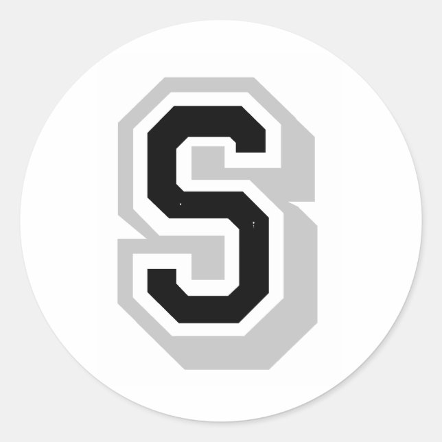 Adesivo Redondo cinza negra S (Frente)