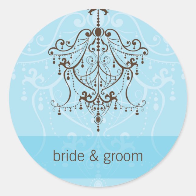 Adesivo Redondo CINZA/SEAL: candelabro (Frente)