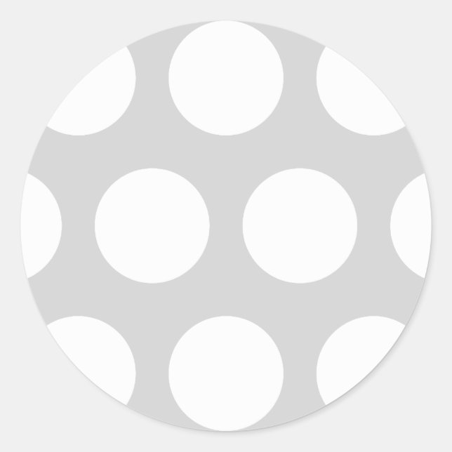 Adesivo Redondo Cinzas leves com pontos (Frente)