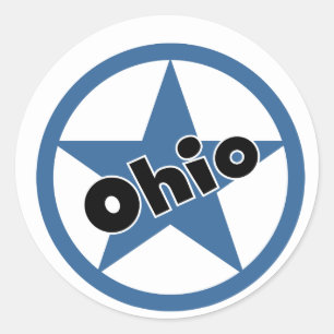 Adesivo Redondo Circle Ohio