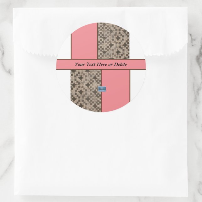 Adesivo Redondo Círculo adesivo(Peach LED S.C.C.)SDCs ©️ 2023 (Bolsa)