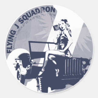 ADESIVO REDONDO CÍRCULO AZUL