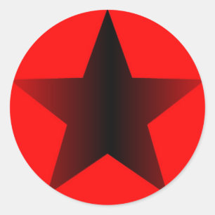 Adesivo Redondo Círculo da estrela