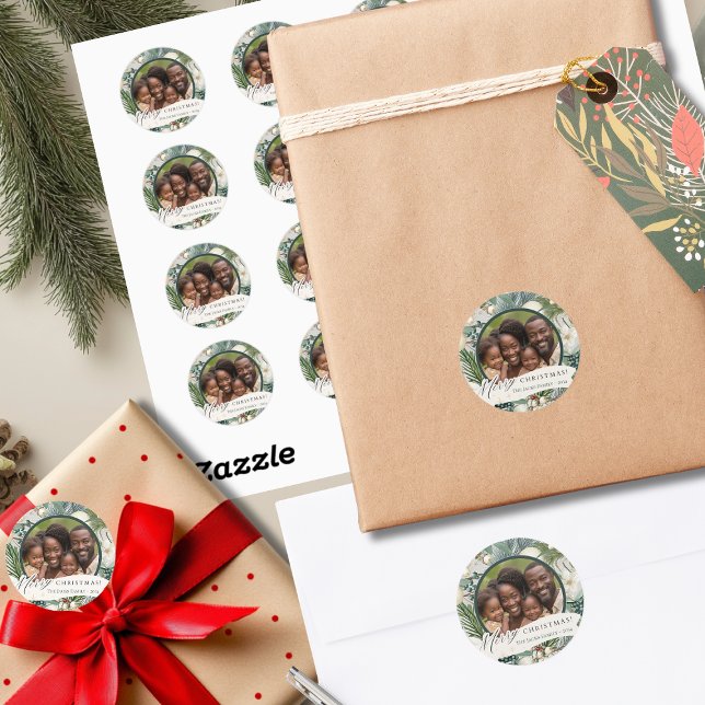 Adesivo Redondo Círculo Encantador Imagem Legante da Família Ivory (Criador carregado)