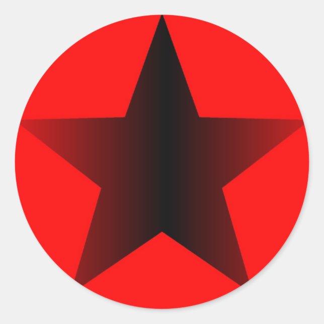 Adesivo Redondo Círculo Estelar (Frente)