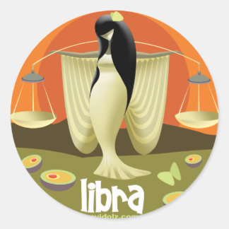 Adesivo Redondo Círculo Libra de Idolz