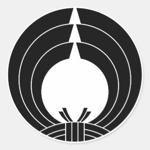 Adesivo Redondo Círculo Noshi