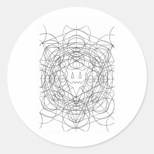 Adesivo Redondo círculo percentual (Frente)