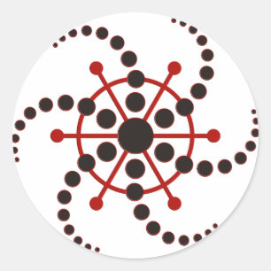 Adesivo Redondo círculo VII da colheita