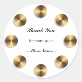 Adesivo Redondo Círculos Geomérticos design moderno