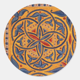 Adesivo Redondo Círculos medievais
