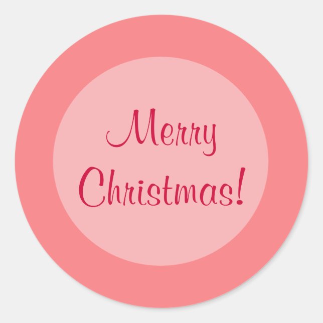 Adesivo Redondo Círculos vermelhos (Frente)