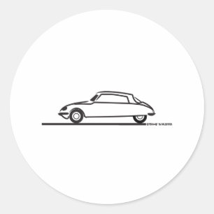Adesivo Redondo Ciroen DS 21 Pallas