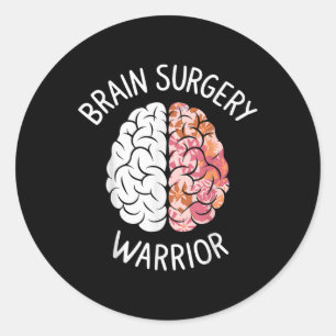 Adesivo Redondo Cirurgia cerebral Guerreiro Cancer Sensibilização 