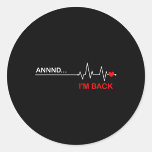 Adesivo Redondo Cirurgia de Doenças Cardíacas Abertas da Artéria B