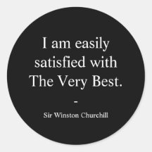 Citação de Winston Churchill; O Melhor de Todos