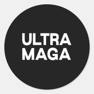 Adesivo Redondo Citação Diária Ultra Maga