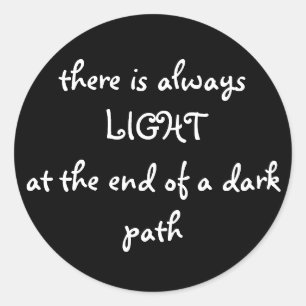 Adesivo Redondo Citação espiritual