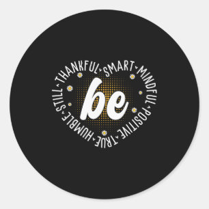 Adesivo Redondo Citação Motivacional Design Inspiração Dizer Posit