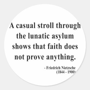 Adesivo Redondo Citação Nietzsche 1a