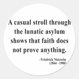 Adesivo Redondo Citação Nietzsche 1a