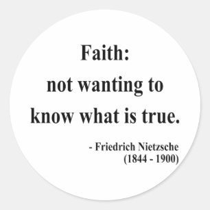 Adesivo Redondo Citações 5a de Nietzsche