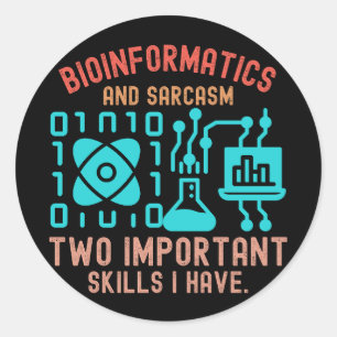 Adesivo Redondo Citações Bioinformáticas, Ditos Bioinformáticos5