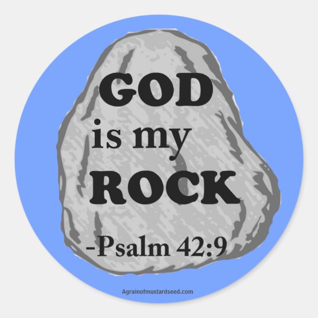 Adesivo Redondo Citações Cristãs (Frente)