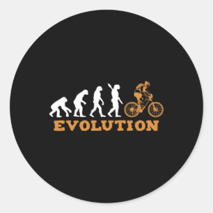 Adesivo Redondo Citações de Bicicleta Mtb Mountainbike Ciclista Ev
