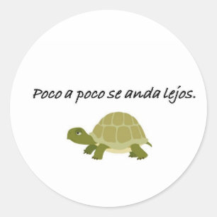Adesivo Redondo Citações do espanhol
