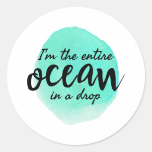 Adesivo Redondo citações motivacionais matinais e inspiradoras