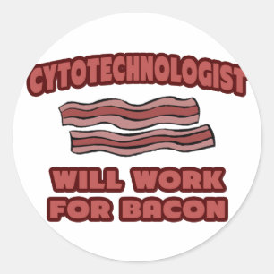 Adesivo Redondo Citotecnólogo... Funcionará Para Bacon