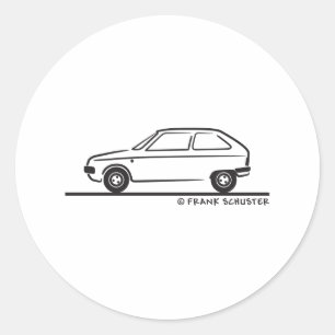 Adesivo Redondo Citroën Visa Citroen Visa